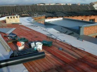 izolace střechy hotel Bílý lev 
